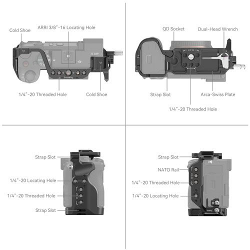 کیج اسمالریگ سونی Smallrig Cage 4422 For Sony A7CII/A7CR