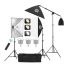 کیت سه شاخه سافت باکس لامپی Softbox 50×70 Bi-Color + پایه و لامپ