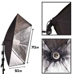 سافت باکس تک لامپ Softbox E27 50×70
