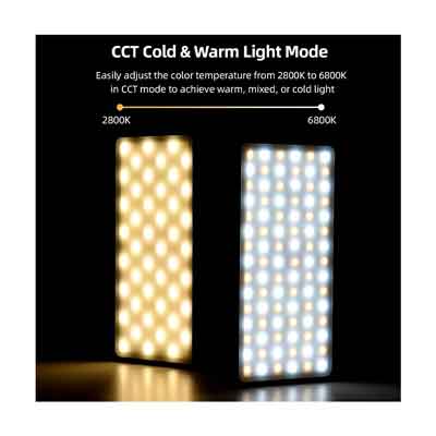 نور ویدیویی زئوس Zeus MRT135 RGB Light
