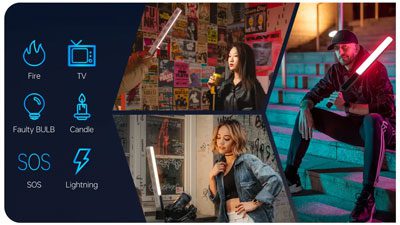 باتوم لایت ژیون Zhiyun Cinepeer CF100 Tube Light