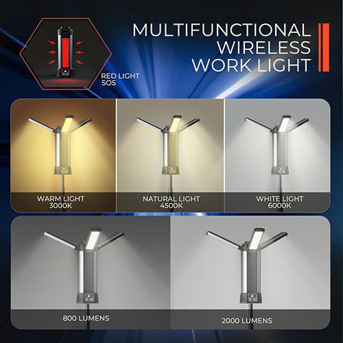 چراغ کمپ Super Bright Work Light P50 LED