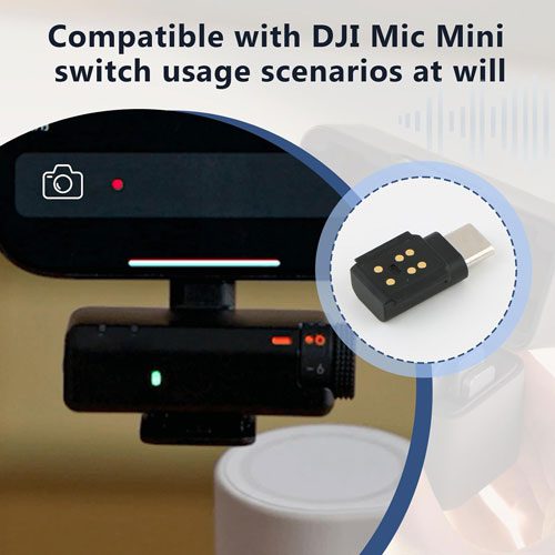 آداپتور موبایل میکروفون دی جی آی DJI Mic Mini Mobile Phone Adapter Type C