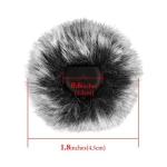 فوم خزدار میکروفون هالی لند Hollyland Furry Windscreen for LARK M2S