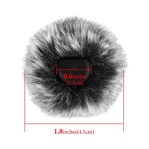 فوم خزدار میکروفون هالی لند Hollyland Furry Windscreen for LARK M2S