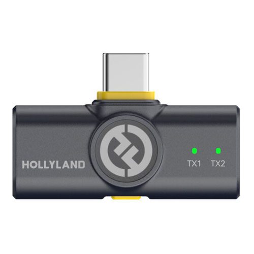 میکروفون یقه ای دوکاربر بی سیم هالیلند Hollyland Lark M2 Duo Mini Combo