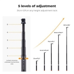 مونوپاد دوربین ورزشی کی اند اف K&F Invisible Carbon Monopod MS-22