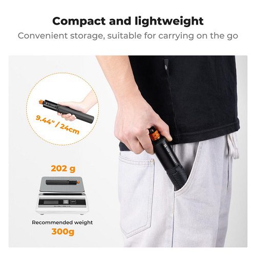 مونوپاد و سه پایه دوربین ورزشی کی اند اف K&F Invisible Selfie Stick MS-21