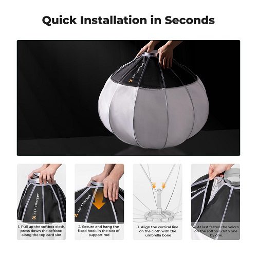 سافت باکس لنترن کی اند اف K&F Softbox Lantern 65Cm