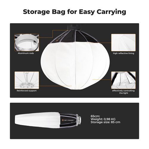 سافت باکس لنترن کی اند اف K&F Softbox Lantern 65Cm