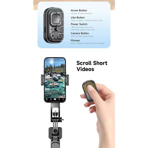 سه پایه موبایل همه کاره آراروکس Ararox TT07 Tripod Selfie Stick