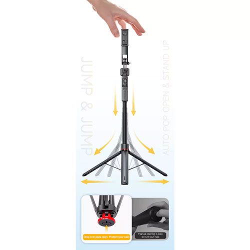 سه پایه موبایل همه کاره آراروکس Ararox TT07 Tripod Selfie Stick