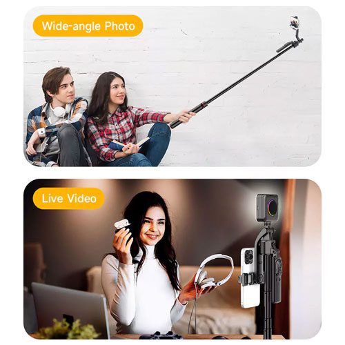 سه پایه موبایل همه کاره آراروکس Ararox TT07 Tripod Selfie Stick