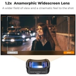 لنز آنامورفیک اسمو پاکت 3 کی اند اف K&F Concept 1.2x Anamorphi DJI Osmo Pocket 3