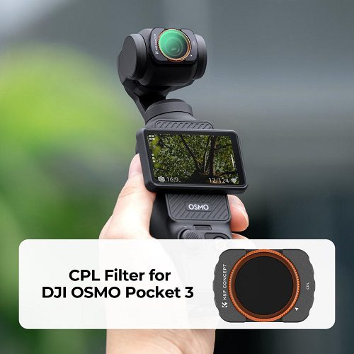 فیلتر پولاریزه اسمو پاکت 3 کی اند اف K&F Concept CPL Filter DJI Osmo Pocket 3