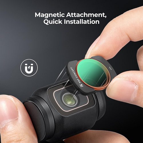فیلتر پولاریزه اسمو پاکت 3 کی اند اف K&F Concept CPL Filter DJI Osmo Pocket 3