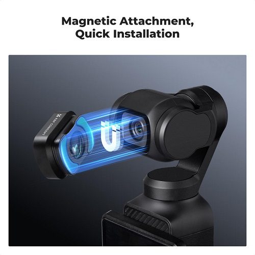 فیلتر مغناطیسی ماکرو اسمو پاکت کی اند اف K&F Concept DJI Osmo Pocket 3/4 20-40mm Macro Close Up