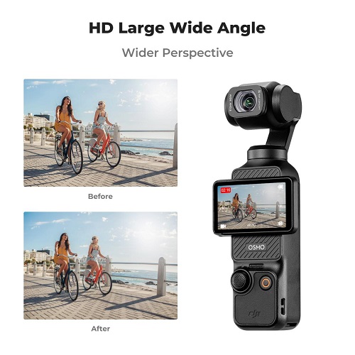 فیلتر مغناطیسی واید اسمو پاکت کی اند اف K&F Concept DJI Osmo Pocket 3/4 Wide Angle Filter