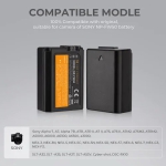 شارژر دوتایی و باتری سونی کی اند اف K&F Concept FW-50 Dual Battery & Charger 1100mAh