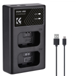 شارژر دوتایی سونی کی اند اف K&F Concept FW-50 Dual Slot Charger Battery