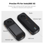 محافظ سیلیکونی اینستا 360 کی اند اف K&F Concept Insta 360 X5 Silicone Protective