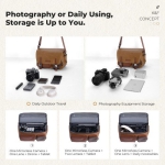 کیف دوربین عکاسی کی اند اف K&F Concept KF13.142V1 Shoulder Bag