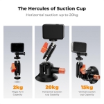 ساکشن و مجیک آرم موبایل کی اند اف K&F Concept KF31.135 Suction Cup Magic Arm