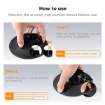 ساکشن و مجیک آرم دوربین کی اند اف K&F Concept KF31.136 Suction Cup Magic Arm