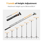 سه پایه موبایل کی اند اف همراه ریموت K&F Concept MS-08 Mobile Tripod