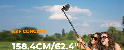 سه پایه موبایل کی اند اف همراه ریموت K&F Concept MS-08 Mobile Tripod
