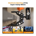 گیره چند منظوره کی اند اف K&F Concept MS-13 Super Clamp