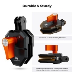 گیره دوربین اکشن کم مناسب موتور کی اند اف K&F Concept Motorcycle Mount Clamp