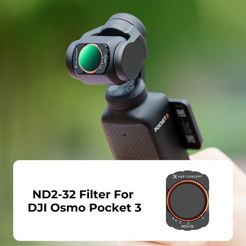 فیلتر ان دی اسمو پاکت کی اند اف K&F Concept ND2-32 DJI Osmo Pocket 3/4