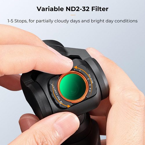 فیلتر ان دی اسمو پاکت کی اند اف K&F Concept ND2-32 DJI Osmo Pocket 3/4