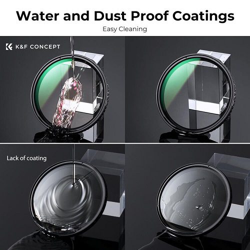 فیلتر ان دی متغیر کی اند اف K&F Concept Nano X ND2-32 67mm