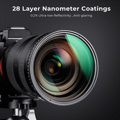 فیلتر ان دی متغیر کی اند اف K&F Concept Nano X ND2-32 82mm