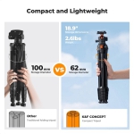 سه پایه عکاسی کی اند اف K&F Concept O235A1+BH-40 Ball Head Tripod