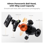 سه پایه عکاسی کی اند اف K&F Concept O235A1+BH-40 Ball Head Tripod