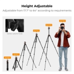 سه پایه عکاسی کی اند اف K&F Concept O235A1+BH-40 Ball Head Tripod