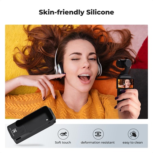 محافظ سیلیکونی اسمو پاکت 3 کی اند اف K&F Concept Pocket 3 Silicone Protective Case