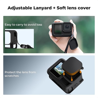 محافظ سیلیکونی گوپرو 13 کی اند اف K&F GOPRO Hero 13 Silicone Protective Case