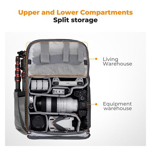 کوله پشتی دوربین عکاسی کی اند اف K&F KF13.087AV11 Camera Backpack