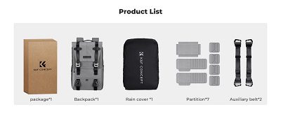 کوله پشتی دوربین عکاسی کی اند اف K&F KF13.087AV11 Camera Backpack