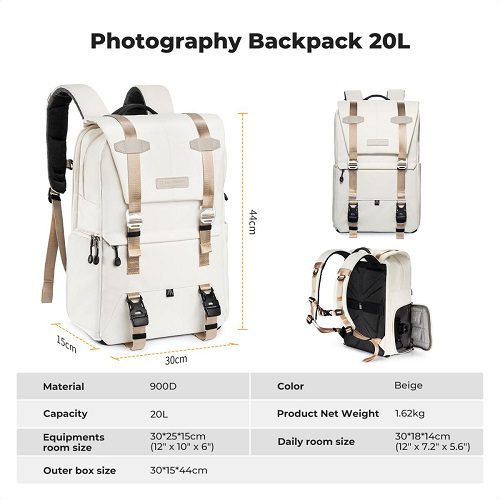 کوله پشتی دوربین عکاسی کی اند اف K&F KF13.087AV12 Camera Backpack