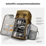 کوله پشتی دوربین عکاسی کی اند اف K&F KF13.207 Camera Backpack