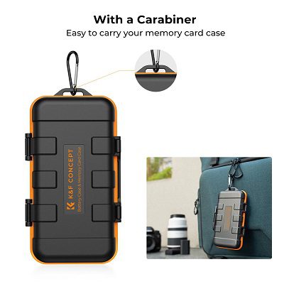 کیف کارت حافظه کی اند اف K&F KF31.079 Battery & Memory Card Hard Case