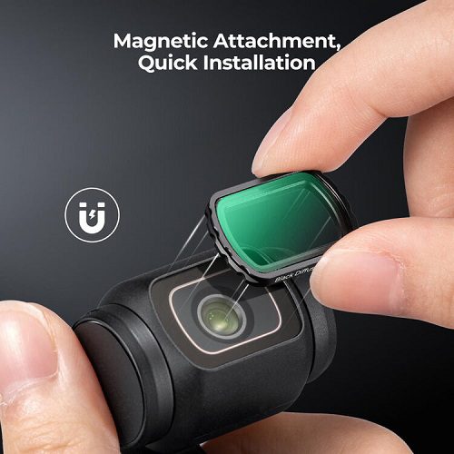 فیلتر دیفیوزر اسمو پاکت 3 کی اند اف K&F Nano-X 1/4 Black Diffusion Filter DJI Osmo Pocket 3