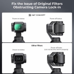 فیلتر دیفیوزر اسمو پاکت 3 کی اند اف K&F Nano-X 1/4 Black Diffusion Filter DJI Osmo Pocket 3