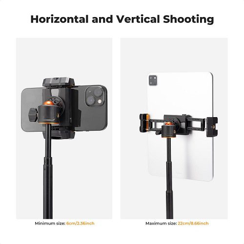 هولدر نگهدارنده موبایل و تبلت کی اند اف K&F Mobile Tablet Clamp MS-02
