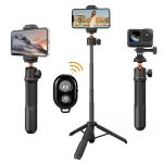 سه پایه موبایل و دوربین ورزشی کی اند اف K&F Selfie Stick MS-11